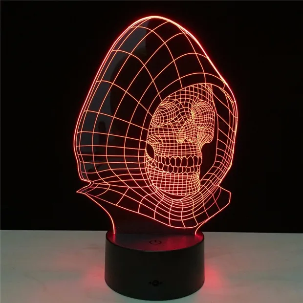 Halloween Gift Skull LED Light Novelty Night Lamp Bedroom Multi-color Color Changing Luminous Lamp 7 Colors Change Home Decor
Halloween Gift Skull LED Light Novelty Night Lamp Bedroom Multi-color Color Changing Luminous Lamp 7 Colors Change Home Decor