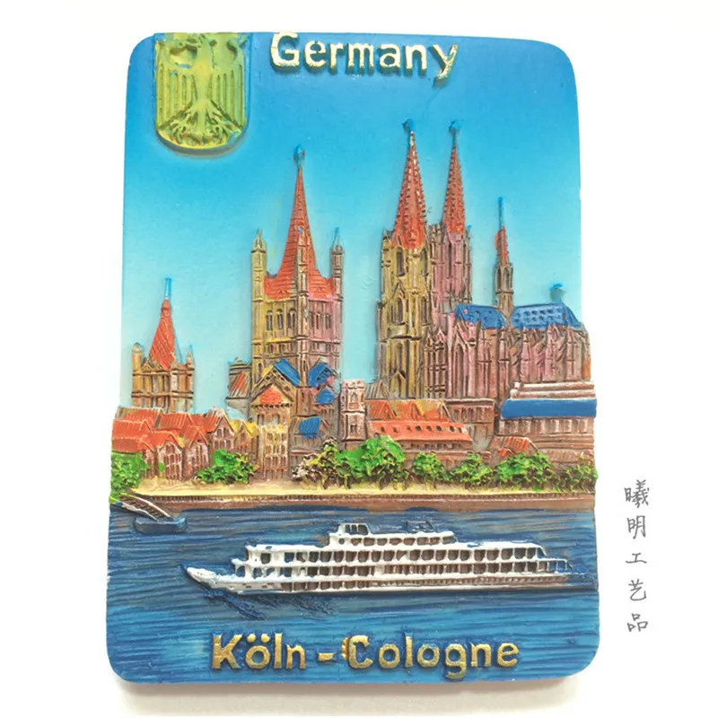 Koln Cologne Germany Fridge Magnets Decorative Tourist Souvenirs 3D Handmade Refrigerator Magnetic Sticker Gift Crafts
Koln Cologne Germany Fridge Magnets Decorative Tourist Souvenirs 3D Handmade Refrigerator Magnetic Sticker Gift Crafts