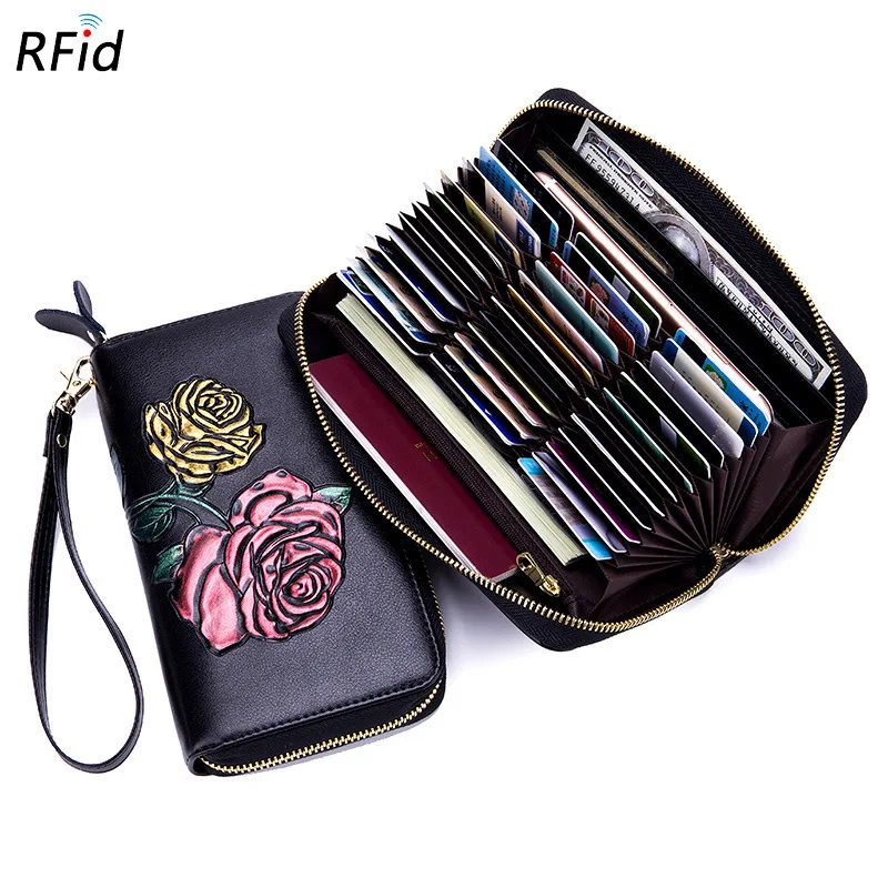 Large Capacity Organ Card Wallets Long Zipper RFID Purse for Women Lady Fashion Wallet Multi-card Money Bag Pouch
Large Capacity Organ Card Wallets Long Zipper RFID Purse for Women Lady Fashion Wallet Multi-card Money Bag Pouch