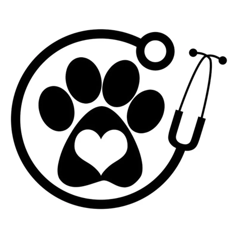 13cm*11cm Veterinarian Personality Vinyl Car-Styling Car Accessories Stickers Black/Silver S3-4753
13cm*11cm Veterinarian Personality Vinyl Car-Styling Car Accessories Stickers Black/Silver S3-4753