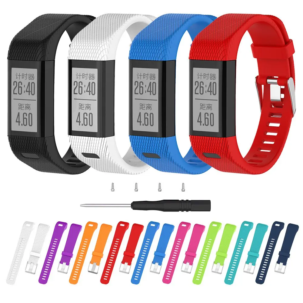 Силиконовый ремешок для Garmin Vivosmart HR Smart спортивные часы Браслет Мягкая модная