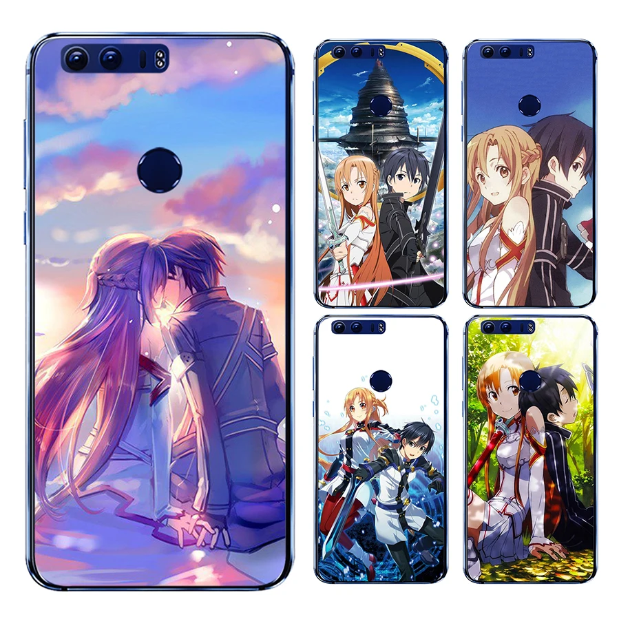 Жесткий чехол LISM Sword Art Online SAO аниме для huawei P20 Pro P10 P9 Lite 2017 2016 P8 2015 P