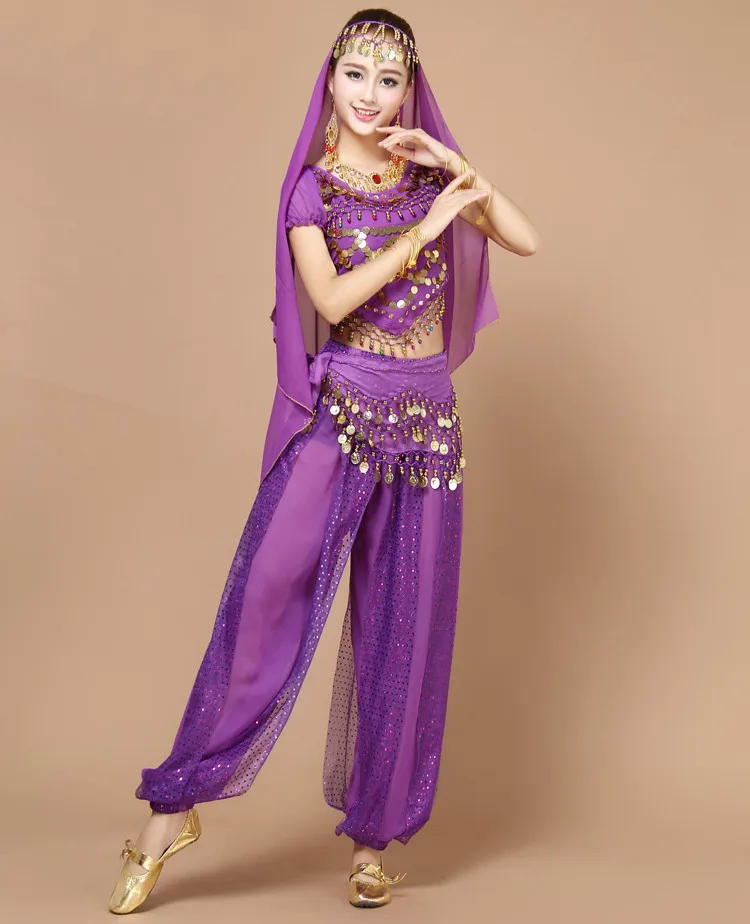 Болливуд танцевальные костюмы индийский набор костюма для танца живота женщин