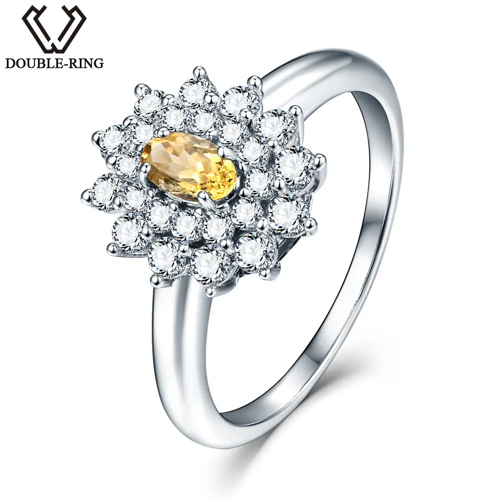 DOUBLE-R 0.24 Ct Natural Citrine Gemstone 925 Sterling Silver Ring Women Embroidery
DOUBLE-R 0.24 Ct Natural Citrine Gemstone 925 Sterling Silver Ring Women Embroidery