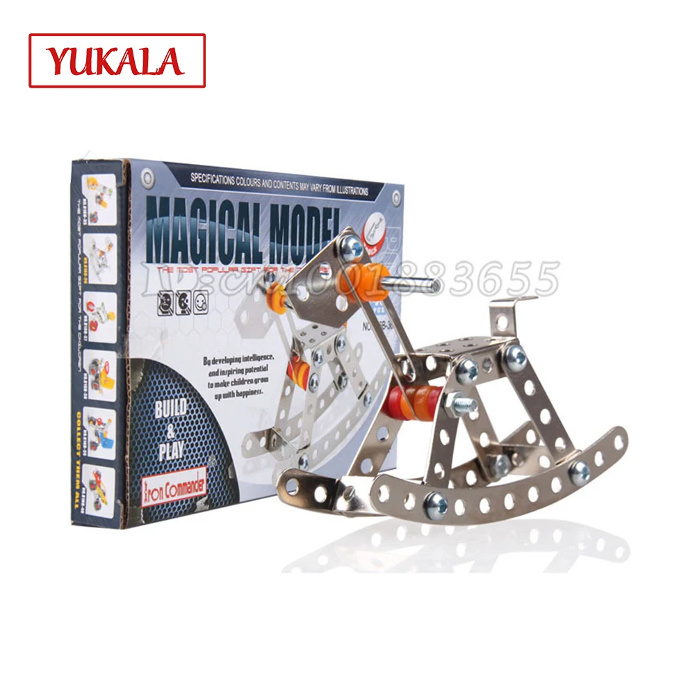 Puzzle metal alloy assembled toy 816B-36 DIY handmade children's toys Removable remove the nut Trojans Engineering model gift
Puzzle metal alloy assembled toy 816B-36 DIY handmade children's toys Removable remove the nut Trojans Engineering model gift