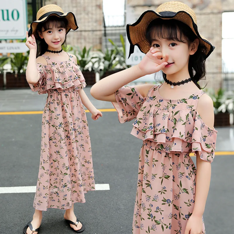 Flower Girl Dress Floral Chiffon Maxi Dress 2019 Summer Princess Wedding Party Gowns Kids Clothes
Flower Girl Dress Floral Chiffon Maxi Dress 2019 Summer Princess Wedding Party Gowns Kids Clothes