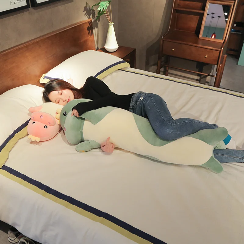 Lovely New 1pc Dinosaur Plush Toy Sleeping Pillow Long Strip Pillow Cute Stuffed Animals Doll Valentine's Day Kids Birthday Gift
Lovely New 1pc Dinosaur Plush Toy Sleeping Pillow Long Strip Pillow Cute Stuffed Animals Doll Valentine's Day Kids Birthday Gift