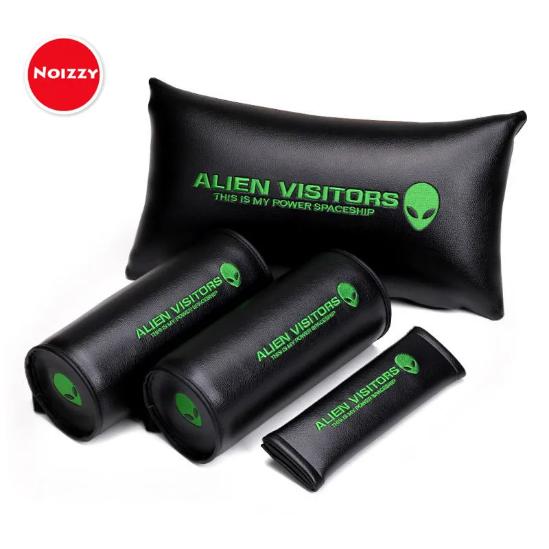 Noizzy Alien Visitors Spaceship Car Auto Seat Supports Waist Pillow Belt Shoulder Pad Neck Cushion Headrest Comfort Car Styling
Noizzy Alien Visitors Spaceship Car Auto Seat Supports Waist Pillow Belt Shoulder Pad Neck Cushion Headrest Comfort Car Styling