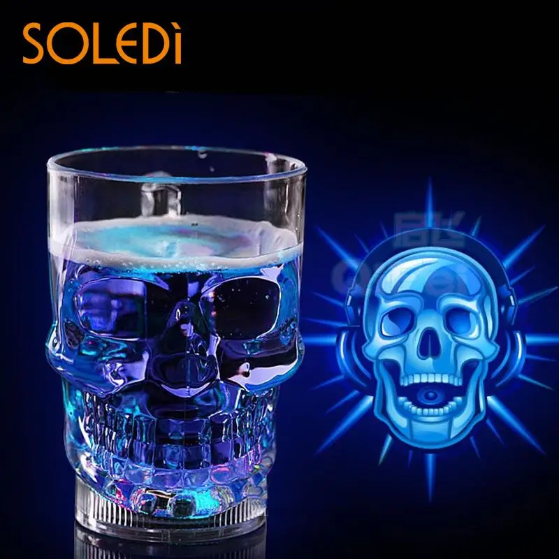 1pc Creative LED Skull Cup Bar Pub Beer Drink Beverage Barware Flash Club Glass Cup Kitchen Bar Accessories Kitchen Drinkware
1pc Creative LED Skull Cup Bar Pub Beer Drink Beverage Barware Flash Club Glass Cup Kitchen Bar Accessories Kitchen Drinkware