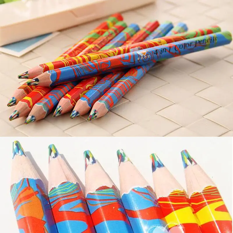10 Pcs/lot Creative Rainbow Pencil Pencils for Drawing High Quality Pencils School student Stationery kids Painting Pencil
10 Pcs/lot Creative Rainbow Pencil Pencils for Drawing High Quality Pencils School student Stationery kids Painting Pencil