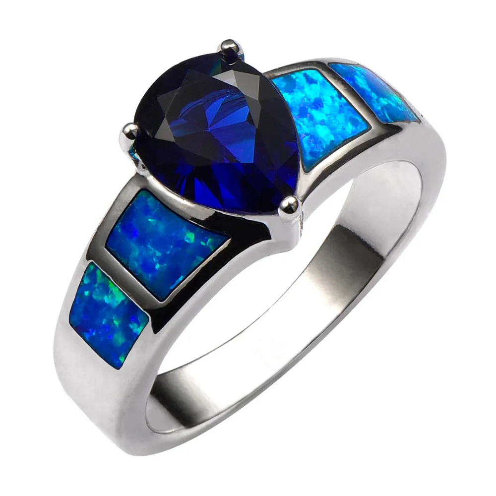 Blue Fire Opal With Blue Crystal Zircon 925 Sterling Silver Ring Beautiful Jewelry Size 6 7 8 9 10 R1383
Blue Fire Opal With Blue Crystal Zircon 925 Sterling Silver Ring Beautiful Jewelry Size 6 7 8 9 10 R1383
