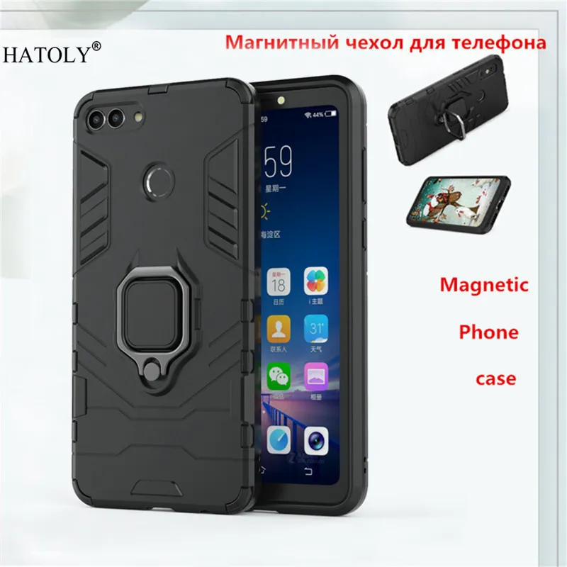 Huawei Y9 2018 Case Magnetic Finger Ring Bracket Armor Phone Case For Huawei Y9 2018 Back Cover Hard Bumper Phone Case Funda
Huawei Y9 2018 Case Magnetic Finger Ring Bracket Armor Phone Case For Huawei Y9 2018 Back Cover Hard Bumper Phone Case Funda
