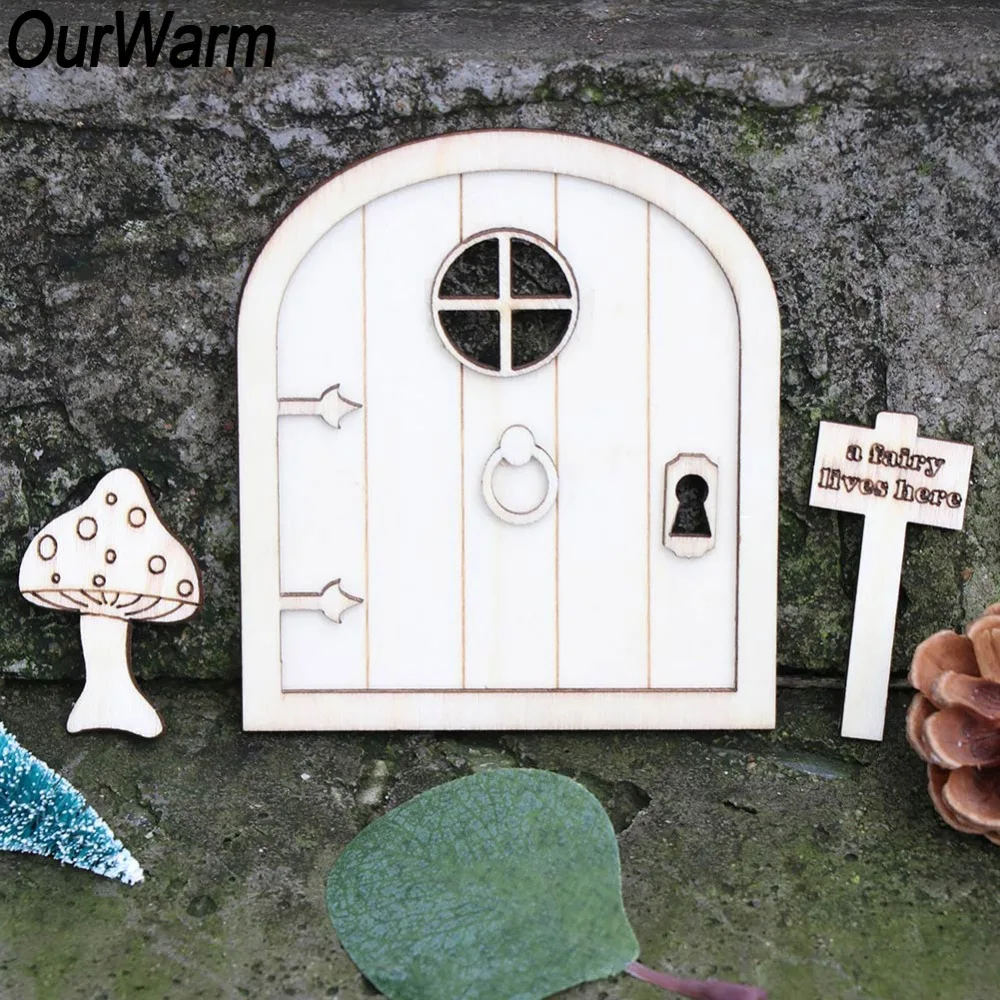 OurWarm 6Pcs Wooden Fairy Garden Door Craft Elf Craft DIY Favor Miniature Fairy Garden Signs DIY Vintage Home Decor Hobby Gifts
OurWarm 6Pcs Wooden Fairy Garden Door Craft Elf Craft DIY Favor Miniature Fairy Garden Signs DIY Vintage Home Decor Hobby Gifts