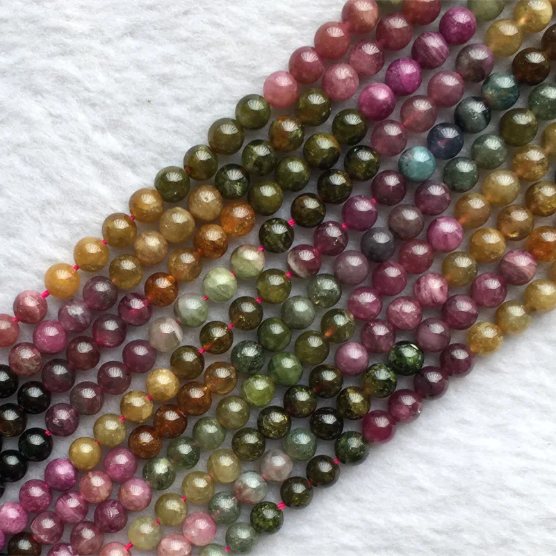 Natural Genuine Pink Yellow Green Purple Multicolour Brazil Tourmaline Round Beads 5.7mm 15" 05703
Natural Genuine Pink Yellow Green Purple Multicolour Brazil Tourmaline Round Beads 5.7mm 15" 05703