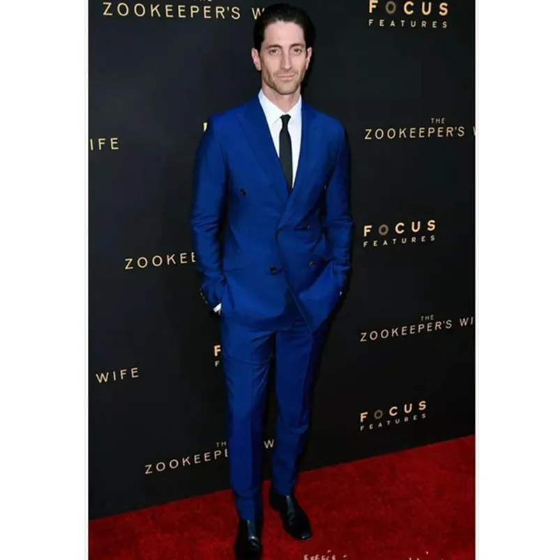 Fashion Royal Blue Mens Suits Slim Fit Groomsmen Suit Wedding Tuxedos For Men Blazers Double Breasted Prom Suit (Jacket+Pant)
Fashion Royal Blue Mens Suits Slim Fit Groomsmen Suit Wedding Tuxedos For Men Blazers Double Breasted Prom Suit (Jacket+Pant)
