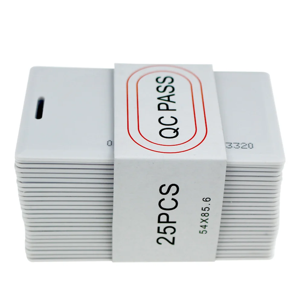 25 шт. RFID толстая карта 125 кГц TK4100 ID Бесконтактный смарт ключ ближняя 1 8 мм для