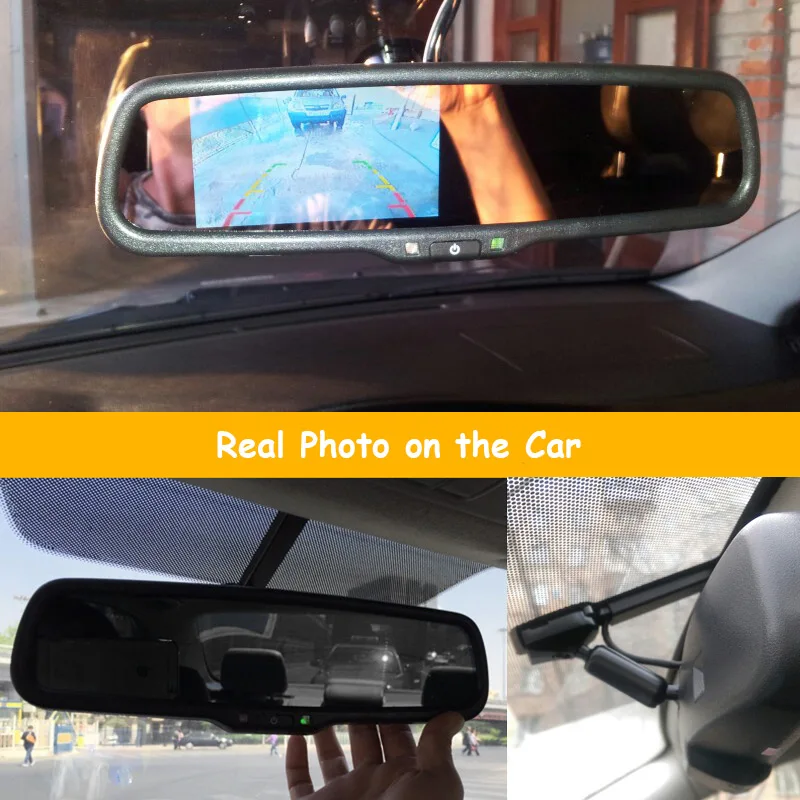 4.3 Inch Auto Dimming Car Parking Rearview Mirror Monitor for Car Backup Rear View Camera 800*480 TFT LCD for nissan Kia hyundai
4.3 Inch Auto Dimming Car Parking Rearview Mirror Monitor for Car Backup Rear View Camera 800*480 TFT LCD for nissan Kia hyundai