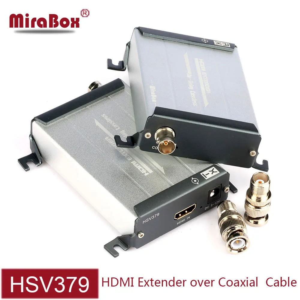 200m HDMI Extender over Coaxial Cable with Video Lossless and No Latency to BNC HDMI Transmitter and Receiver over Coax Cable
200m HDMI Extender over Coaxial Cable with Video Lossless and No Latency to BNC HDMI Transmitter and Receiver over Coax Cable