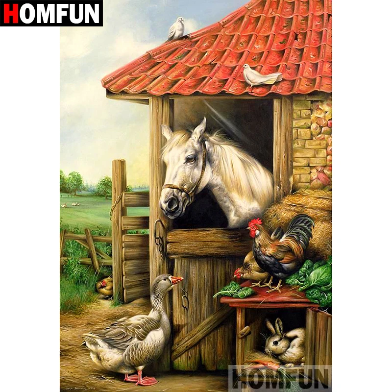 HOMFUN 5D DIY Diamond Painting Full Square/Round Drill "Animal poultry" Embroidery Cross Stitch gift Home Decor Gift A09118
HOMFUN 5D DIY Diamond Painting Full Square/Round Drill "Animal poultry" Embroidery Cross Stitch gift Home Decor Gift A09118