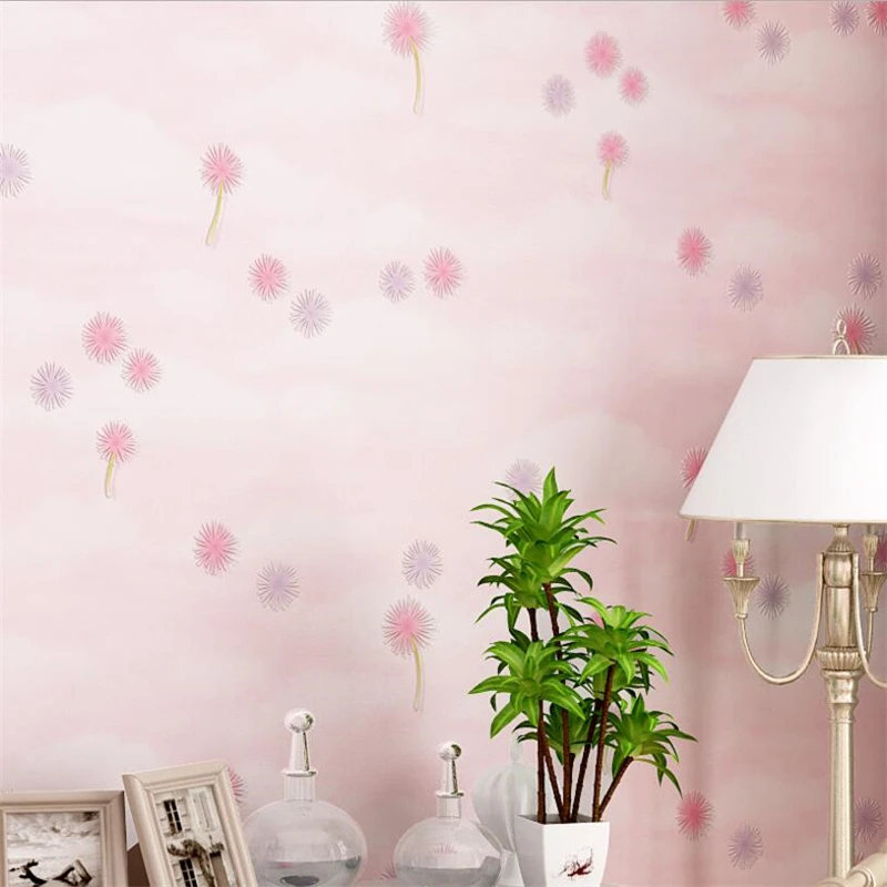 Beibehang European pastoral dandelion wallpaper bedroom living room children room princess room green 3d wallpaper for walls
Beibehang European pastoral dandelion wallpaper bedroom living room children room princess room green 3d wallpaper for walls