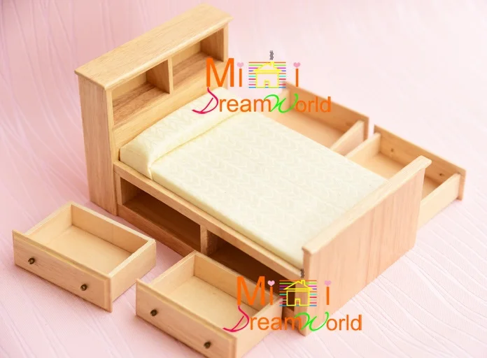 MINI Dollhouse Mini furniture accessories oak bedroom bed rocking chair dresser set of four
MINI Dollhouse Mini furniture accessories oak bedroom bed rocking chair dresser set of four
