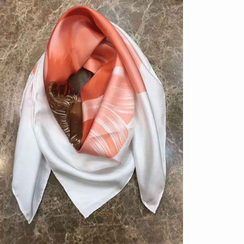 Floral 100% Silk Twill Scarf Bandana Hijab Shawl Square Silk Scarf Women Ladies Luxury Fashion Scarves & Wraps
Floral 100% Silk Twill Scarf Bandana Hijab Shawl Square Silk Scarf Women Ladies Luxury Fashion Scarves & Wraps