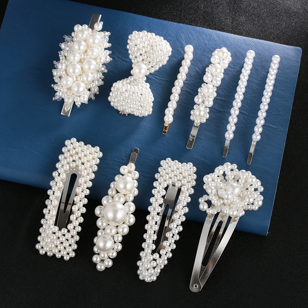 2019 New Fashion Imitiation Pearl Hair Clip Barrettes for Women Girls Handmade Pearl Flowers Hairpins Elegant Hair Accessories
2019 New Fashion Imitiation Pearl Hair Clip Barrettes for Women Girls Handmade Pearl Flowers Hairpins Elegant Hair Accessories