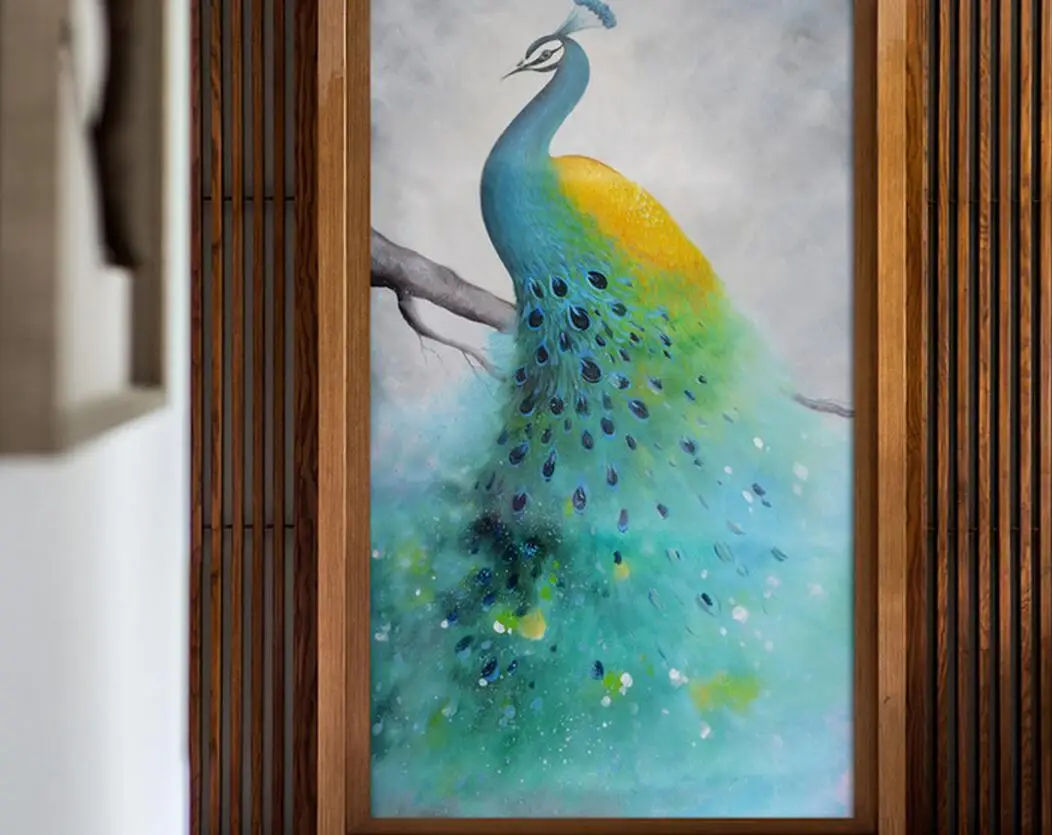 3D Peacock Wall Mural Printed Photo Wallpaper Large Size for TV Background Wall Decor Wall Papers papier peint Hallway Murals
3D Peacock Wall Mural Printed Photo Wallpaper Large Size for TV Background Wall Decor Wall Papers papier peint Hallway Murals