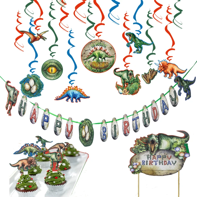 Jurassic Park Dinosaur Party Birthday Decorations Happy Birthday Banner Cake Topper Cupcake Topper Kit Hanging Swirl Decor
Jurassic Park Dinosaur Party Birthday Decorations Happy Birthday Banner Cake Topper Cupcake Topper Kit Hanging Swirl Decor
