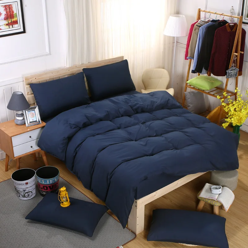 Bedding Sets pure color Home Textile 3 or 4 pcs multicolor Duvet Cover Pillowcase Bed Sheet Queen Size drop shipping
Bedding Sets pure color Home Textile 3 or 4 pcs multicolor Duvet Cover Pillowcase Bed Sheet Queen Size drop shipping