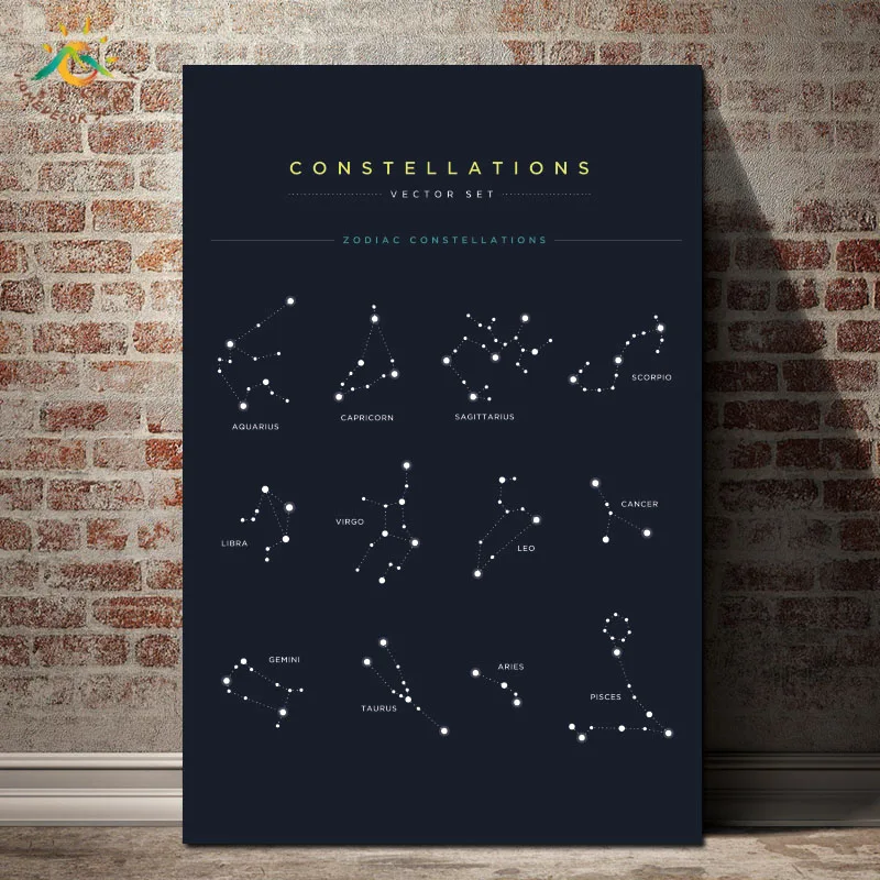 Constellation Vector Set Modern Canvas Art Prints Nordic Poster Wall Painting Scroll Painting Artwork Wall Art Pictures Decor
Constellation Vector Set Modern Canvas Art Prints Nordic Poster Wall Painting Scroll Painting Artwork Wall Art Pictures Decor