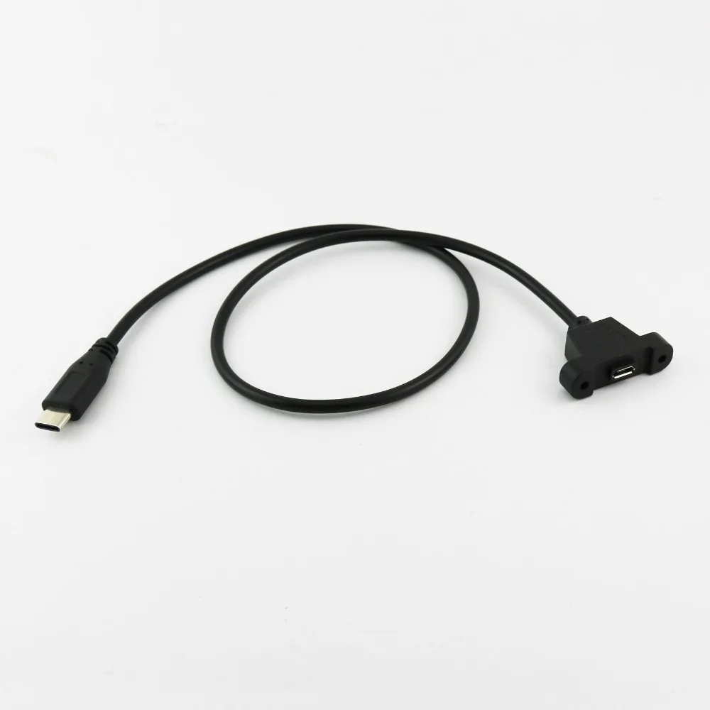 20x USB Micro Female to USB 3.1 Type C Male Plug Panel Mount Data Charging Sync Connector Cable Cord 1.5ft/50cm
20x USB Micro Female to USB 3.1 Type C Male Plug Panel Mount Data Charging Sync Connector Cable Cord 1.5ft/50cm