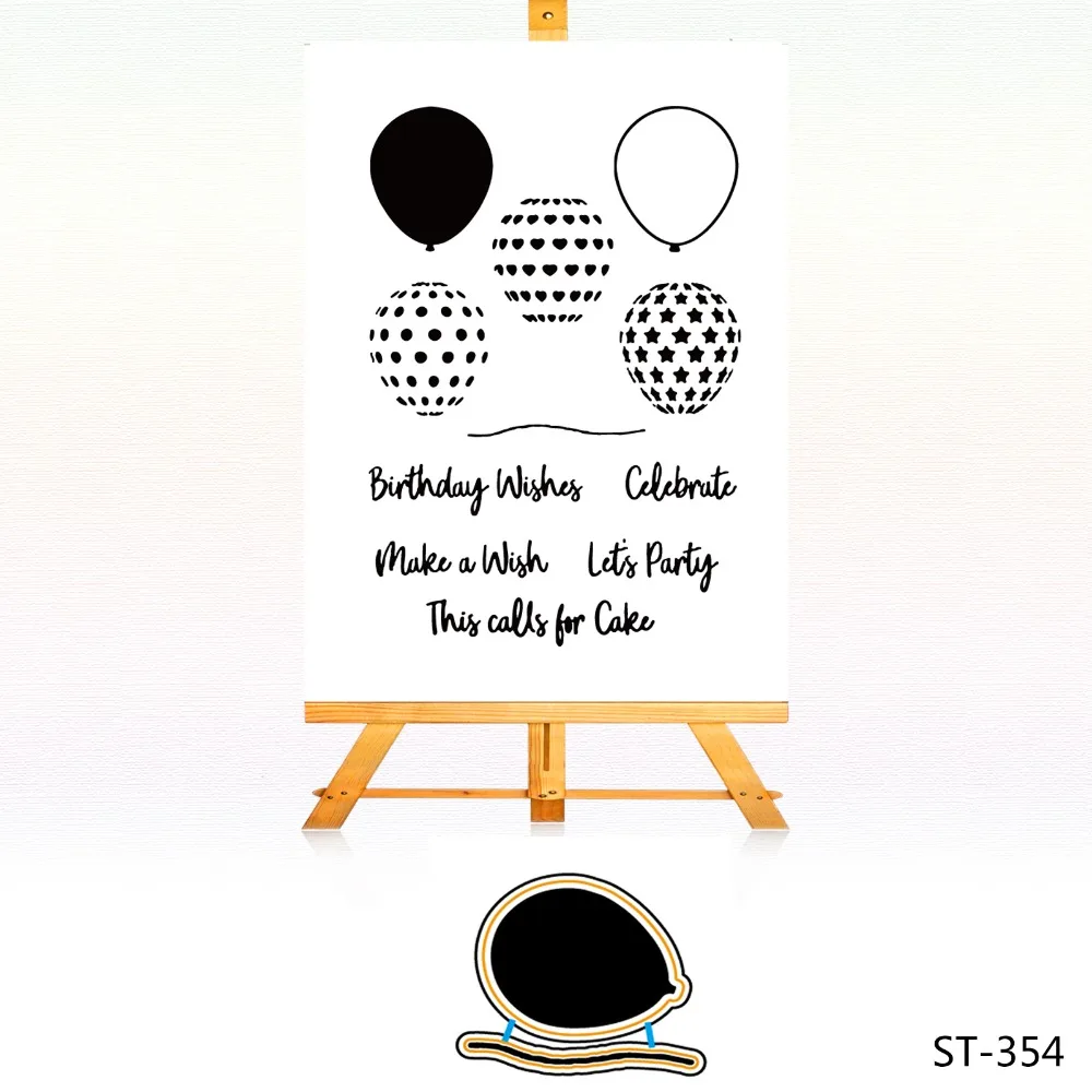 Colorful balloons Design Cutting Dies and Clear Stamp Set for DIY Scrapbooking Photo Album Decoretive Embossing Stencial
Colorful balloons Design Cutting Dies and Clear Stamp Set for DIY Scrapbooking Photo Album Decoretive Embossing Stencial
