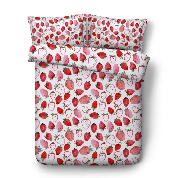 Strawberry bed sheet 3D Bedding set Luxury Cotton quilt duvet cover fruit bed sheets linen Super King Queen size full twin 4pcs
Strawberry bed sheet 3D Bedding set Luxury Cotton quilt duvet cover fruit bed sheets linen Super King Queen size full twin 4pcs