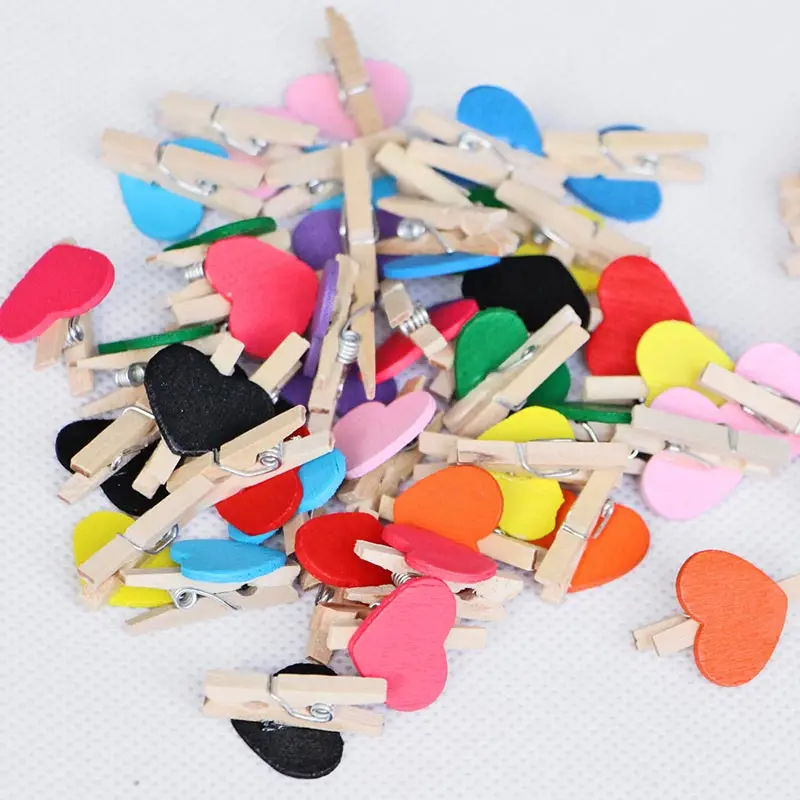 200pcs/lot Wholesale small Size 2.5x0.3cm love colorful Spring Wood Clips for Clothespin Craft Decoration Clip Photo Clips Pegs
200pcs/lot Wholesale small Size 2.5x0.3cm love colorful Spring Wood Clips for Clothespin Craft Decoration Clip Photo Clips Pegs
