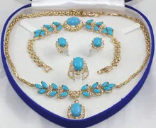 European style lady'sfine Lovely Wonderful GP Bridal stone gem necklace earring ring8 bracelet gem women's jewelry
European style lady'sfine Lovely Wonderful GP Bridal stone gem necklace earring ring8 bracelet gem women's jewelry