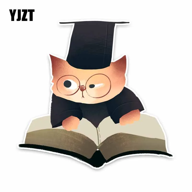 YJZT 15.7CM*15CM Cute Cat Reading A Book PVC Car Sticker Decal Car Decoration 5-1460
YJZT 15.7CM*15CM Cute Cat Reading A Book PVC Car Sticker Decal Car Decoration 5-1460