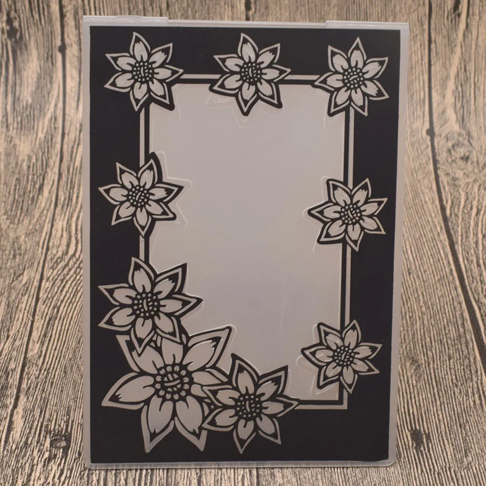 Flowers Frame Plastic Embossing Folders DIY Scrapbooking Card Making Paper Embossing Craft Template
Flowers Frame Plastic Embossing Folders DIY Scrapbooking Card Making Paper Embossing Craft Template
