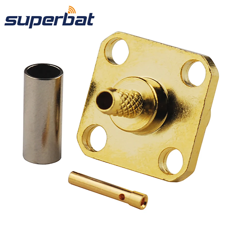 Superbat SMA Crimp Jack Flange RF Coaxial Connector for RG316 RG174 LMR100 Cable Straight
Superbat SMA Crimp Jack Flange RF Coaxial Connector for RG316 RG174 LMR100 Cable Straight