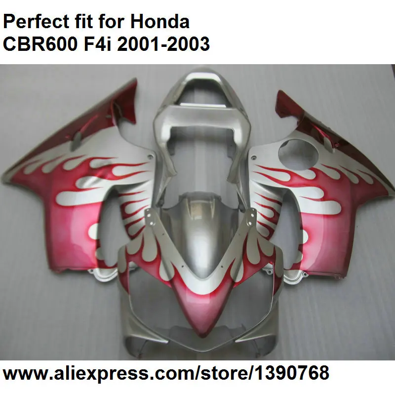 ABS plastic fairings for Honda CBR 600 F4i 01 02 03 silver pink fairing kit CBR600F4i 2001 2002 2003 DZ105
ABS plastic fairings for Honda CBR 600 F4i 01 02 03 silver pink fairing kit CBR600F4i 2001 2002 2003 DZ105
