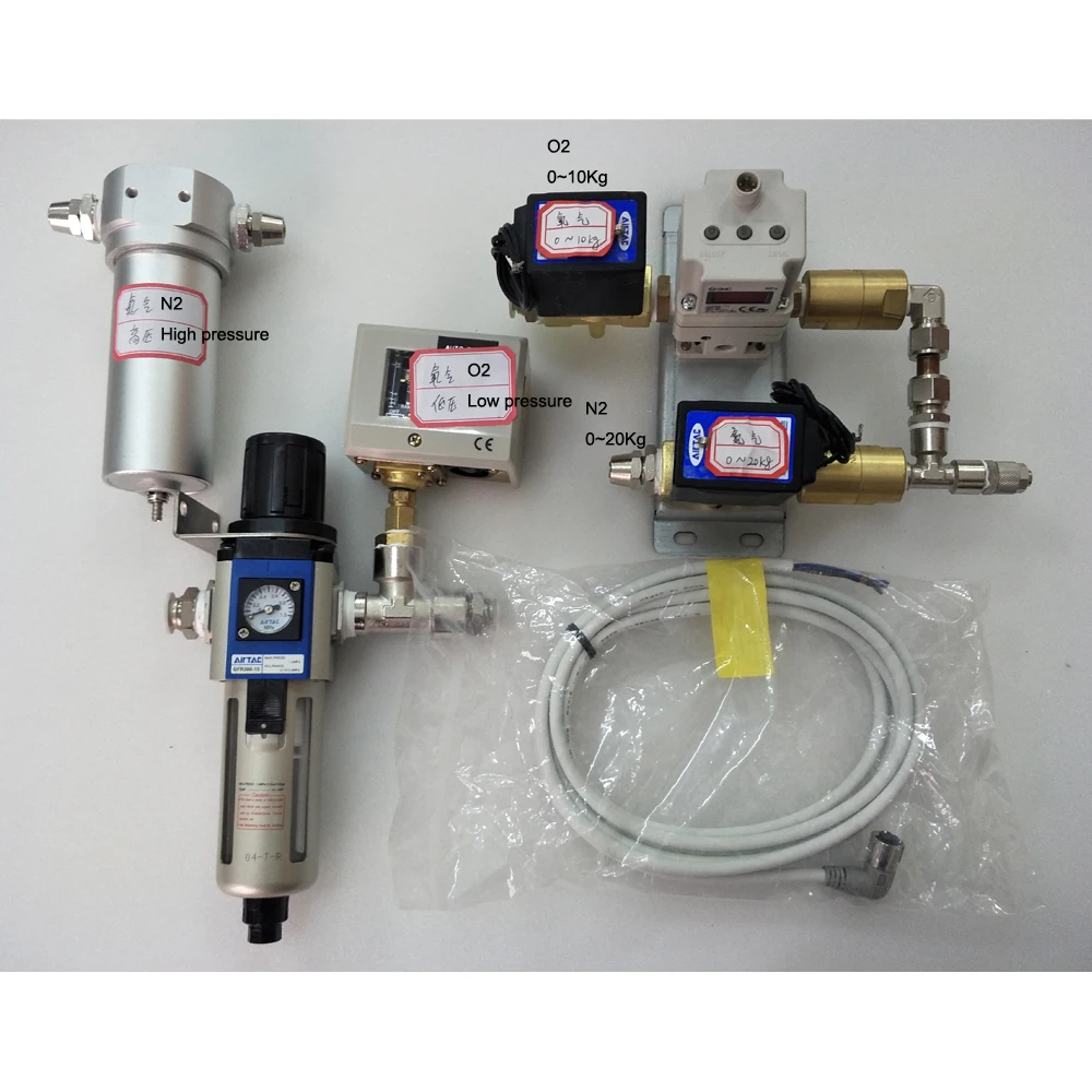 2 кВт волоконный лазер SMC пневматический пропорциональный клапан Airtac фильтр