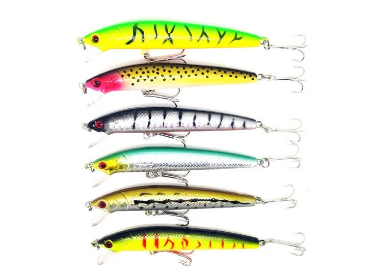 New Lot 6Pcs Fishing Lures Laser Minnow Fish Hard Bait Tackle 11CM/10G FREE SHIPPING
New Lot 6Pcs Fishing Lures Laser Minnow Fish Hard Bait Tackle 11CM/10G FREE SHIPPING