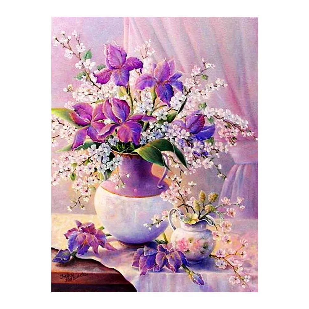 Purple Flower Vase Diamond Painting Floral Round Full Drill 5D Nouveaute DIY Mosaic Embroidery Cross Stitch Home Decor Gifts
Purple Flower Vase Diamond Painting Floral Round Full Drill 5D Nouveaute DIY Mosaic Embroidery Cross Stitch Home Decor Gifts