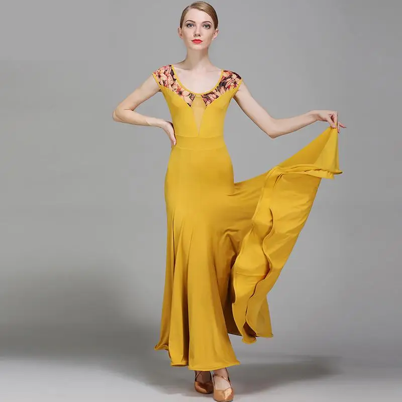 2019 Fashion Lace Printing Sleeveless Modern Ballroom Dance Dress For Waltz Tango Spanish Flamenco Dress Standard Ballroom Dress
2019 Fashion Lace Printing Sleeveless Modern Ballroom Dance Dress For Waltz Tango Spanish Flamenco Dress Standard Ballroom Dress