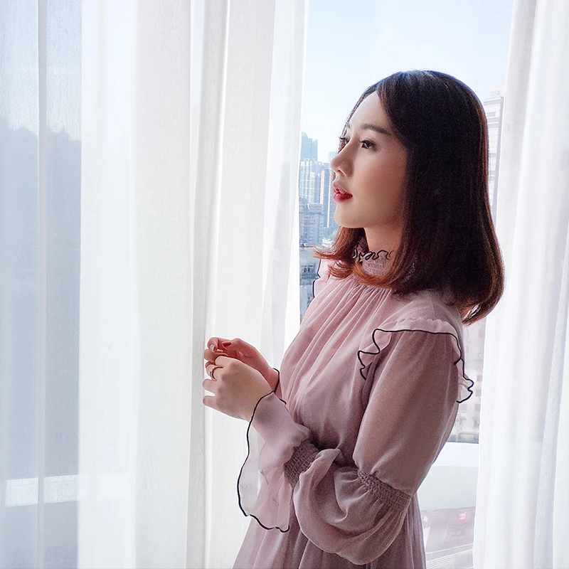 Princess small shirt Spring 2018 new sweet waist was thin lace chiffon shirt long-sleeved shirt women's super cents
Princess small shirt Spring 2018 new sweet waist was thin lace chiffon shirt long-sleeved shirt women's super cents