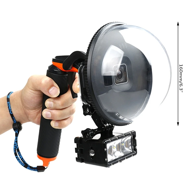 Diving Dome Port Waterproof Housing Case Cover For GoPro Hero 5/6 Camera Trigger
Diving Dome Port Waterproof Housing Case Cover For GoPro Hero 5/6 Camera Trigger