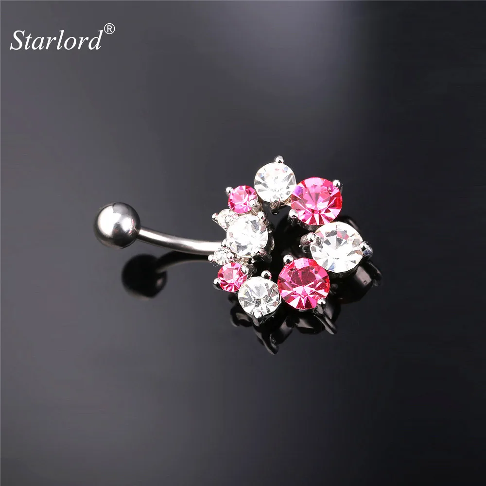 Starlord Piercing Belly Button Sexy Rhinestone Crystal Body Jewelry For Women Gold Color Flower Navel Piercing Nombril DB1972
Starlord Piercing Belly Button Sexy Rhinestone Crystal Body Jewelry For Women Gold Color Flower Navel Piercing Nombril DB1972