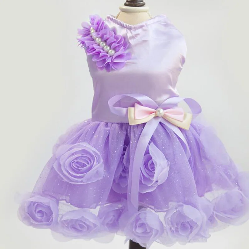 Pet Dog Clothes Spring And Summer Fashion Wedding Dress Rose Pearl Bow Dress Skirt Evening Dress Pet Costume DC820
Pet Dog Clothes Spring And Summer Fashion Wedding Dress Rose Pearl Bow Dress Skirt Evening Dress Pet Costume DC820