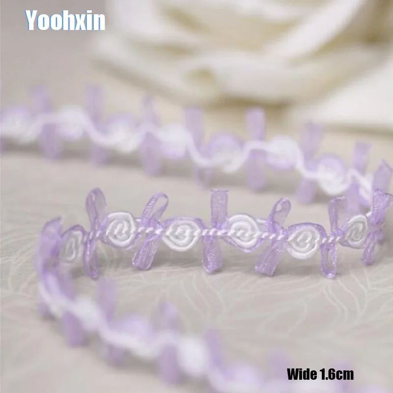 1.6CM Wide New Embroidery Purple flower lace fabric trim ribbon DIY sewing applique collar craft wedding dress guipure decor
1.6CM Wide New Embroidery Purple flower lace fabric trim ribbon DIY sewing applique collar craft wedding dress guipure decor