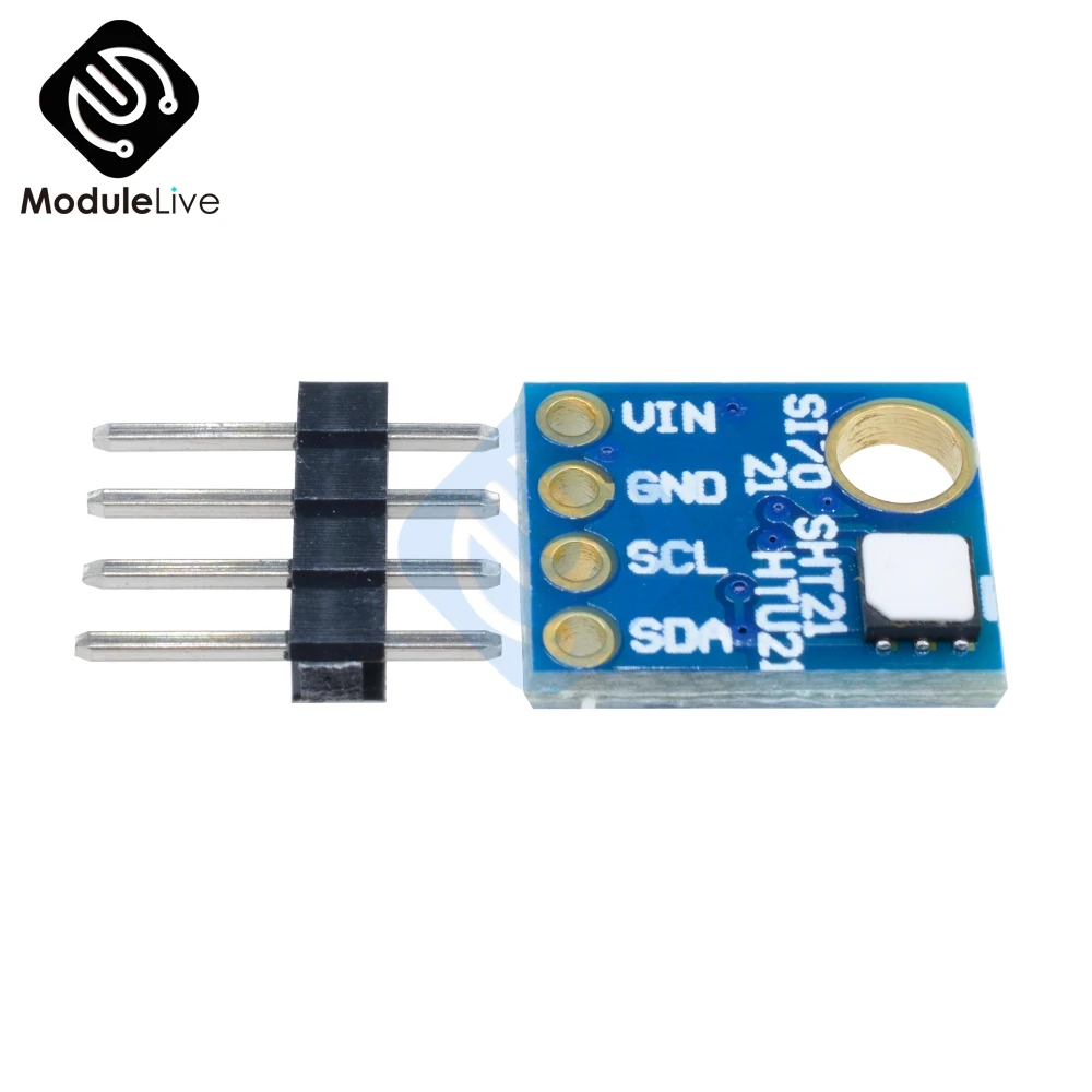 Si7021 GY 21 модуль промышленный высокоточный датчик влажности I2C IIC интерфейсный для
